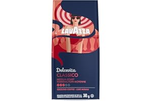Lavazza Classico Ground Coffee Blend, Medium Roast, 340g Bag - Rich Flavour with Notes of Dried Fruit