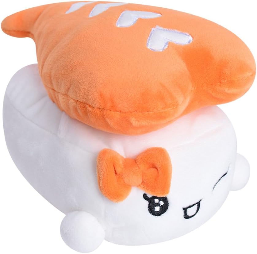 Choba Food Plush 15cm(6.0") Shrimp Small Orange