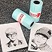 Teepao Self-Adhesive Thermal Paper Rolls 57 x 30mm - Sticker Thermal Paper for Paperang Mini Photo Printer - 3 Thermal Paper - for Fun, Study, Work - Small Size, for Mini Printer