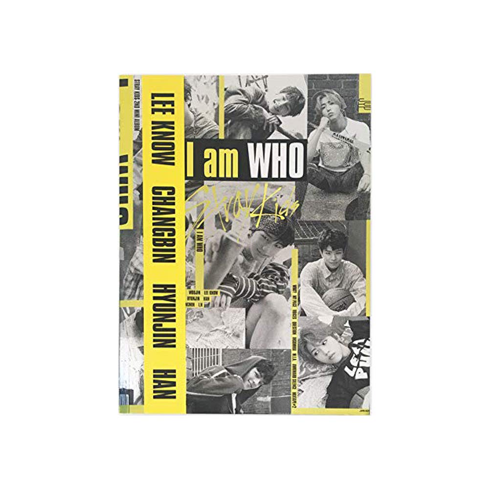 Stray Kids I am Who (I am Version) 2nd Mini Album CD+Photobook+3 QR Photocards+Lyrics Poster+Gift (Extra 4 Photocards and 1 Double-Sided Photocard Set)