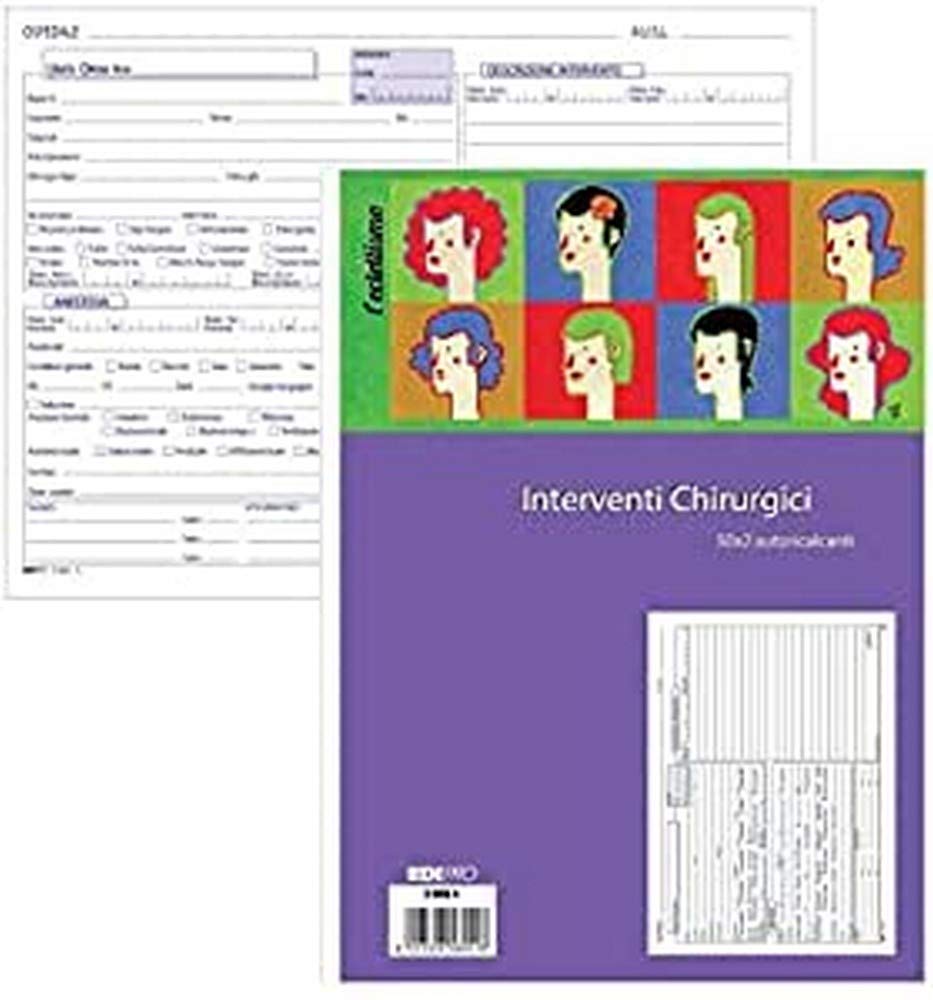 EDIPRO - E5855A - Surgical Intervention Block 50x2 self-Healing f.to 22x29.7