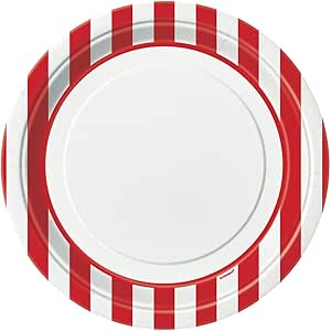 Unique tableware, 9", Red