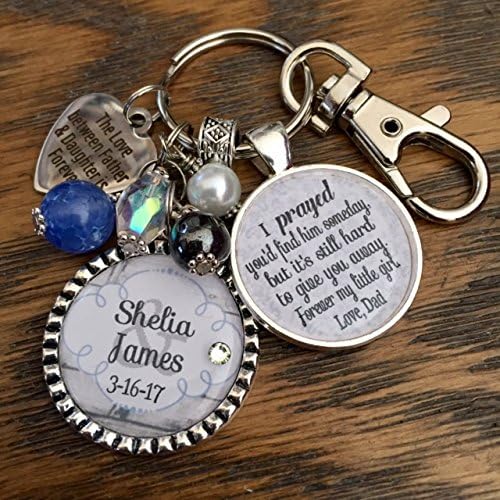 Gift for bride from father, gift for daughter from dad, I prayed you'd find him someday, it's still hard to give you away, wedding day gift