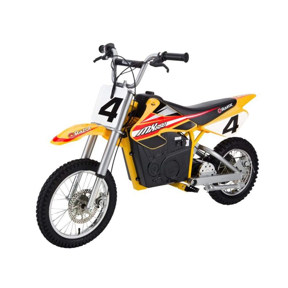 Photo 1 of *Dirty* Razor MX650 Dirt Rocket Electric Motocross Off-Road Bike - Yellow