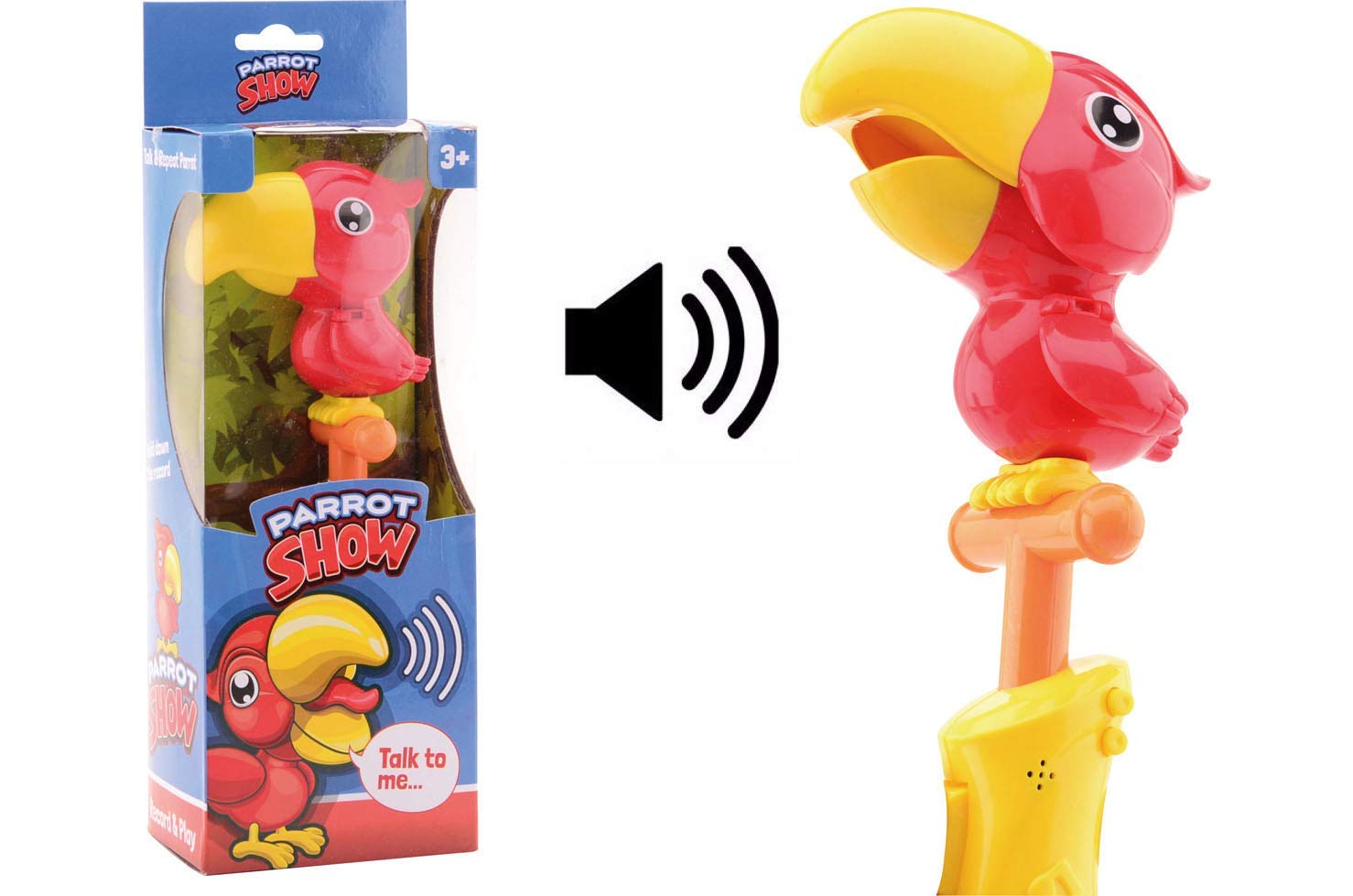 UMKYTOYS Toy Talking Parrot Repeat What You Say Toys For Kids Tom