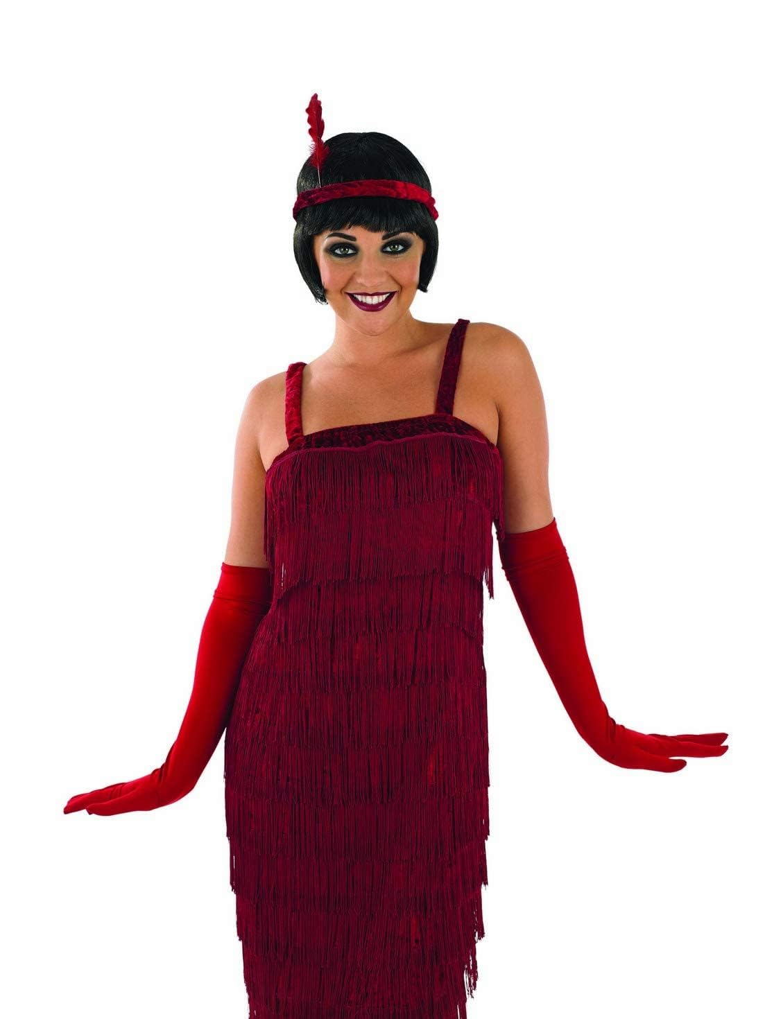 Fun Shack Red Flappers Fancy Dress, Charleston Dresses for Women, Red Flapper Dress, 1920s Costumes Women X-Large