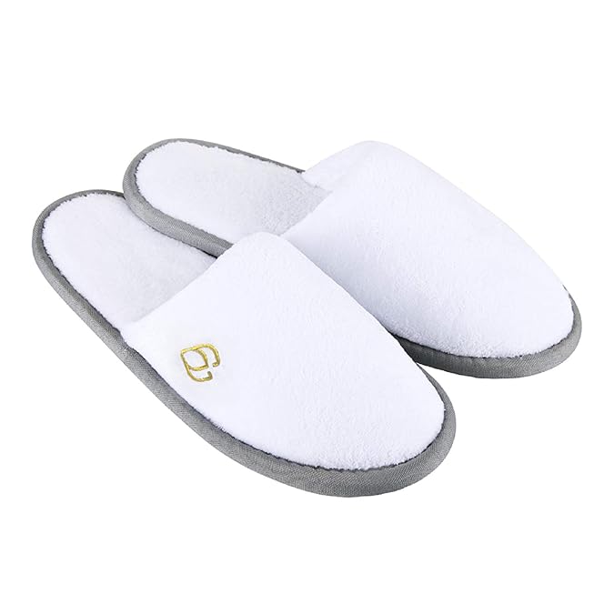 Buy Foorame Spa Slippers, Indoor Hotel Slippers Closed Toe, Disposable