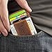 Garigolden Money Clip, Leather RFID Blocking Wallet for Men(Vintage Brown)
