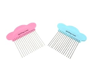 Paper Quilling Comb Tool OZXNO 2pcs Origami Carding Art reat Loops Accessory for DIY Paper Carding Craft(Blue and Pink)