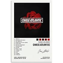 Amazon.com: BICHI Chase Atlantic - Póster con portada de álbum ...