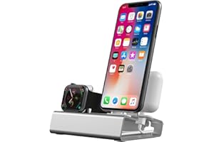 3in1 Charger Stand Compatible with Apple Watch Series 10 9 8 7 SE 6 5 4 Ultra 2, 49mm 46mm 45mm 44mm 42mm 41mm 40mm iPhone Ai