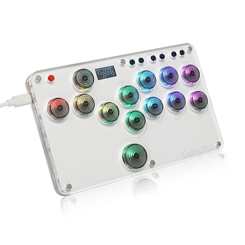 BITFUNX Duelpad Leverless Controller Arcade Stick, All-Button Arcade ...