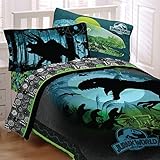 Jurassic World 4pc Twin Comforter and Sheet Set Bedding Collection