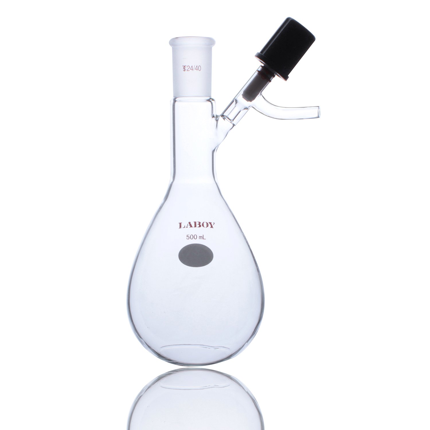 Pallone Di Schlenk In Vetro Borosilicato Fondo Tondo Ml. 1000 - Cono - Foto 5