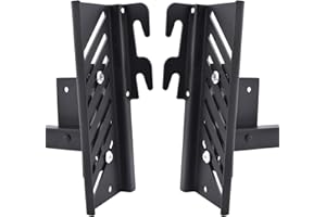 EWONICE 2Pcs Hook On Bed Frame Brackets Adapter for Headboard or Footboard, Upgraded #711 Bolt-on to Hook-on Conversion Bracket with Hardware, Hook on Bed Rails Brackets