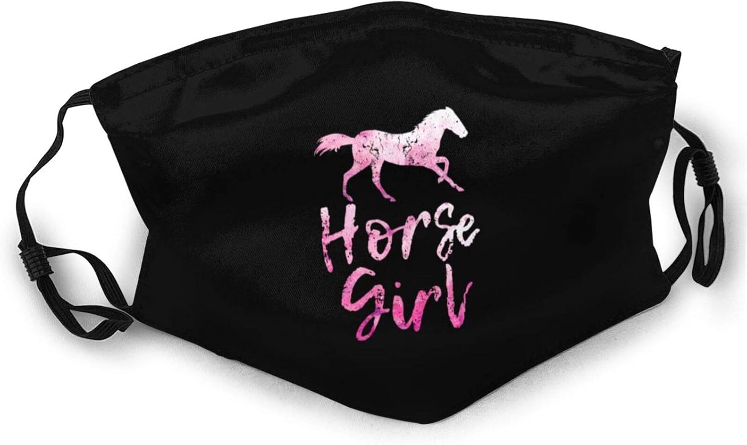 Horse Girl For Horse Lovers Gift Face Mask DoubleSided Printing Adjustable Masks