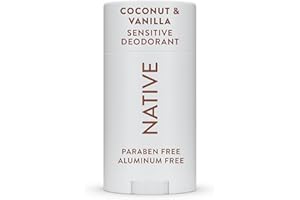 Native Sensitive Deodorant Contains Naturally Derived Ingredients, 72 Hour Odor Control | Deodorant for Women & Men, Aluminum Free with Baking Soda, Coconut Oil and Shea Butter, Coconut & Vanilla