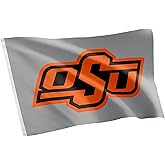 Desert Cactus Oklahoma State University OSU Flag - 3 x 5 Feet Cowboys Banner, Indoor/Outdoor Durable Fabric, 100% Polyester Design (Style 1)