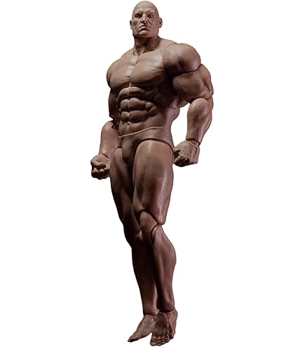 Testa Scolpita Per Action Figure 1/6 TBLeague HS005(B) - Maschio, PVC, Senza Collo, Per Corpo Phicen - 5