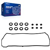 KAX VS50614R Engine Valve Cover Gasket Set Fit for Honda CR-V 2002-2014 | For Accord 2003-2012 2.4L, Element 2003-2011, Acura TSX 2004-2014 2.4L, Civic 2002-2011 2.0L, Civic 2012-2015 2.4L