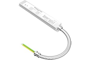 OSTEK 20W LED Emergency Driver 100-247V AC, 175V DC Rechargeable Emergency Light Backup Battery, UL Listed, 5-Year Warranty, Emergency Time 90 Min Power Suply for Panel Light, Linear Light (1-Pack)
