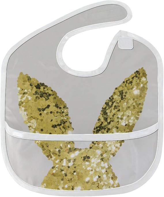 Amazon Co Jp Telsg よだれかけ うさぎの頭のイラスト ベビー食事用エプロン スタイ 赤ちゃん 新生児 ビブ 柔らかい 防水 丈夫洗える 袖なし 調整可能 6ヵ月 3歳適用 保育園 女の子 男の子 服 ファッション小物