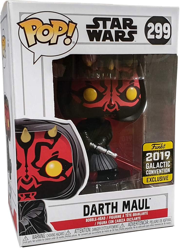 funko pop star wars the phantom menace darth maul exclusive galactic convention figure
