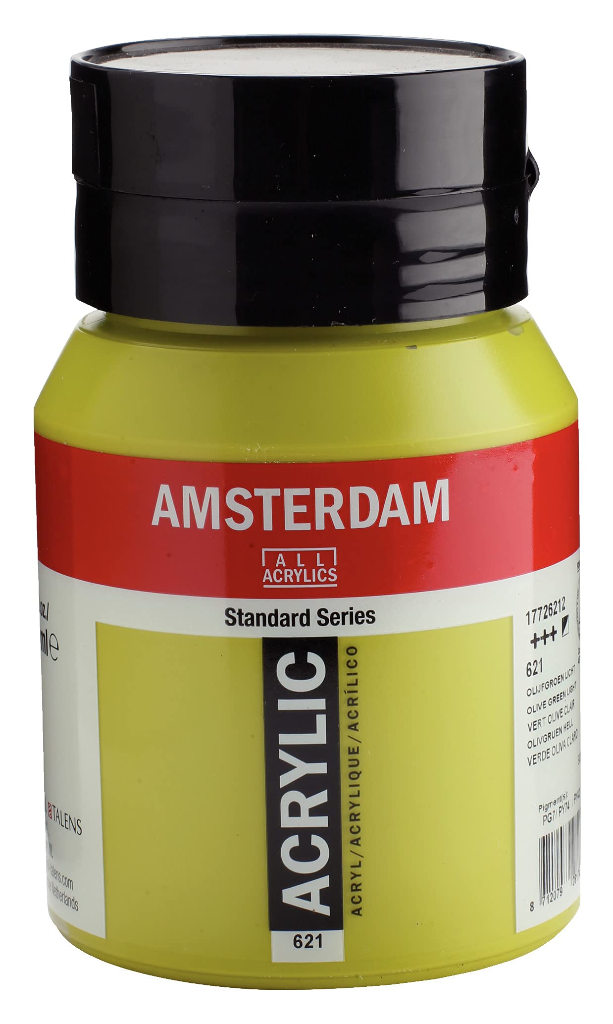 Amsterdam Standard Series Acrylic Jar 500 ml Olive Green Light 621 (17726212)