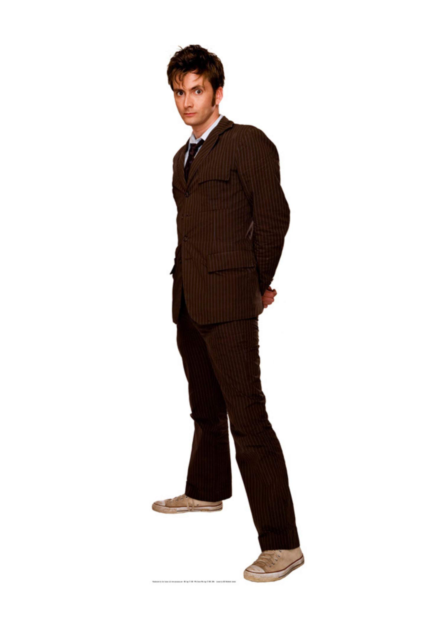 STAR CUTOUTS SC125 Life Size Cut Out Tenth Doctor Who - David Tennant Suit,REGULAR ,Dark Brown