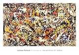 Convergence Art Print by Jackson Pollock 40 x 28in