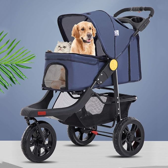 JHG Haustier Reisewagen, Hund Katze Kinderwagen Kinderwagen-Buggy ...