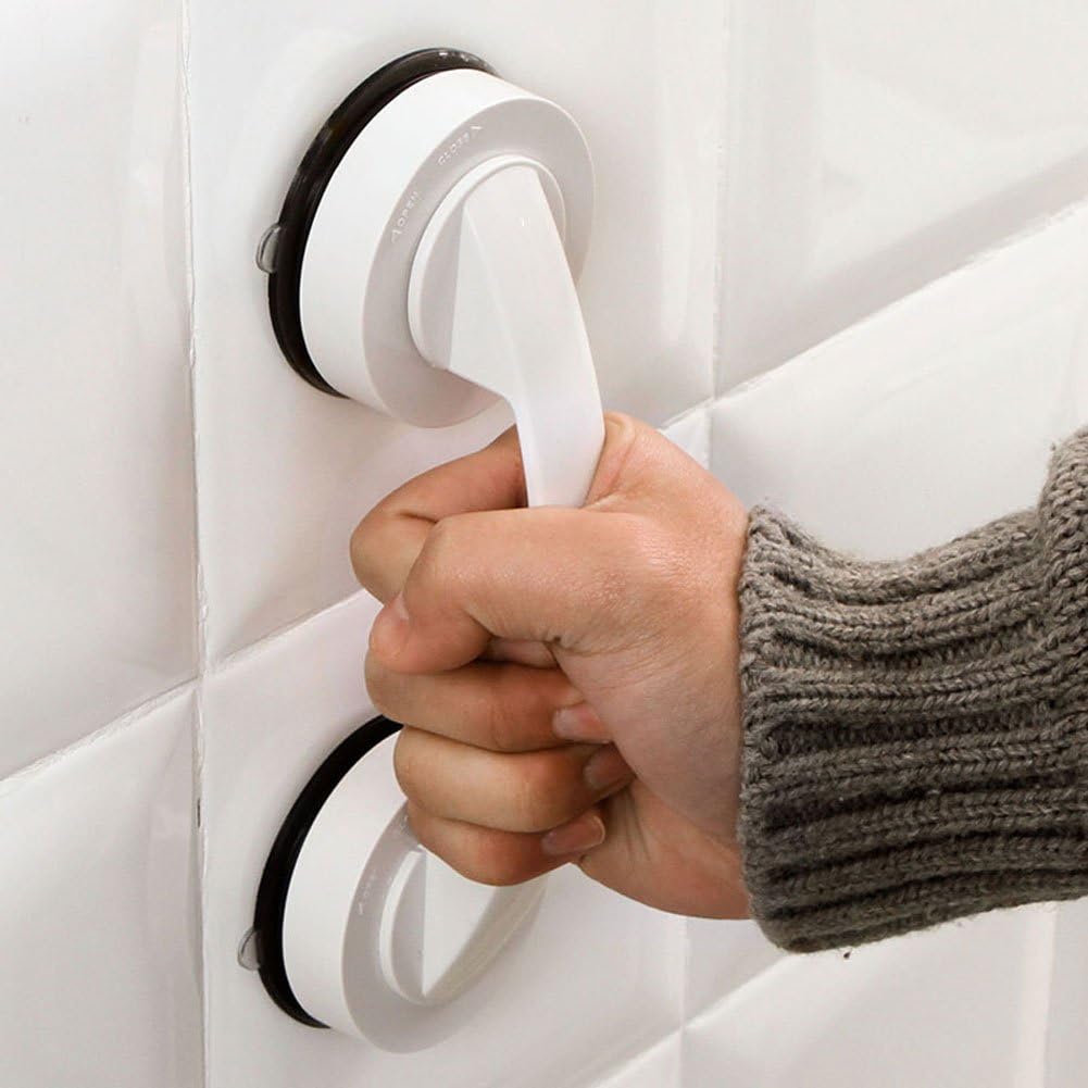 Fdit Anti-Slip Shower Handle Bathroom Shower Room Bar Handles Strong Suction Cup Handle for Bathroom Safety: Home & Kitchen