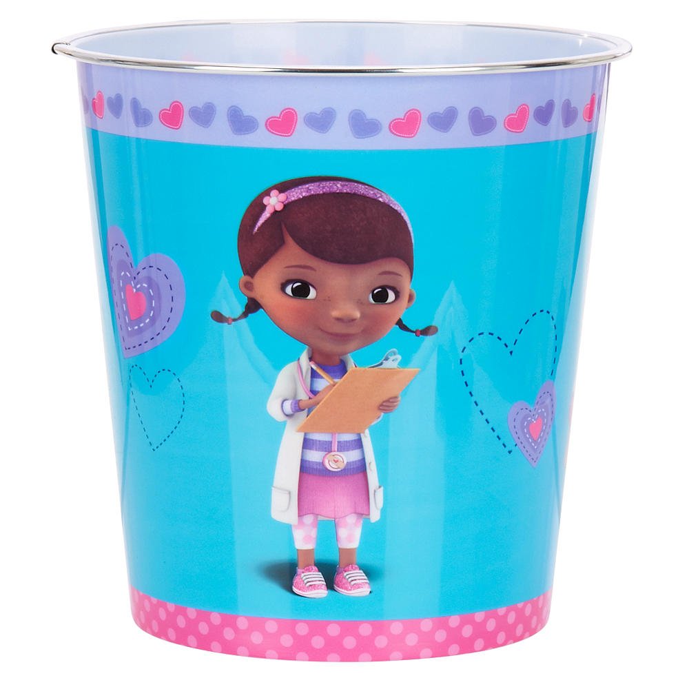 1 X Doc Mcstuffins Wastebasket By Jay Franco Sons Amazon