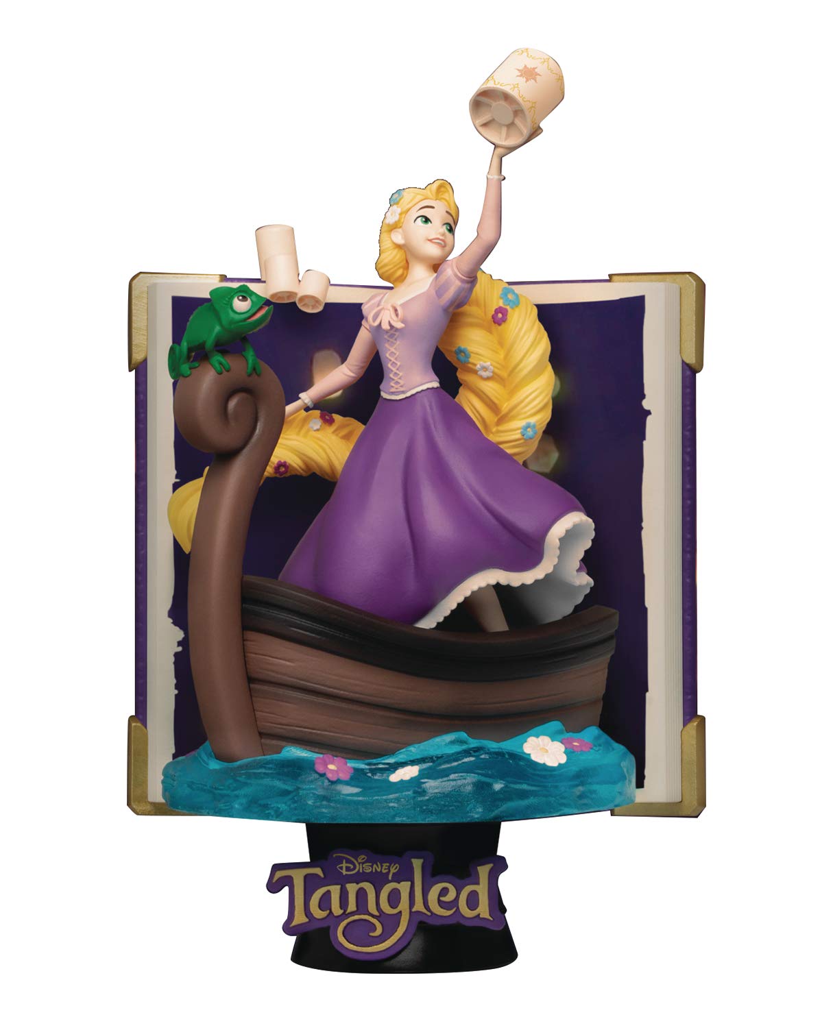 Beast Kingdom Toys Disney - Diorama-078 - Livre Histoire - Raiponce