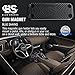 Gun Magnet, Gun Mount Holster, Magnetic Shotgun Holder , 43 lbs Rubber Coated Concealed Carry Firearm Wall Mount Accessory | Pistols, Handguns, Rifles, Shotguns, Revolver | Home, Desk, Truck Car