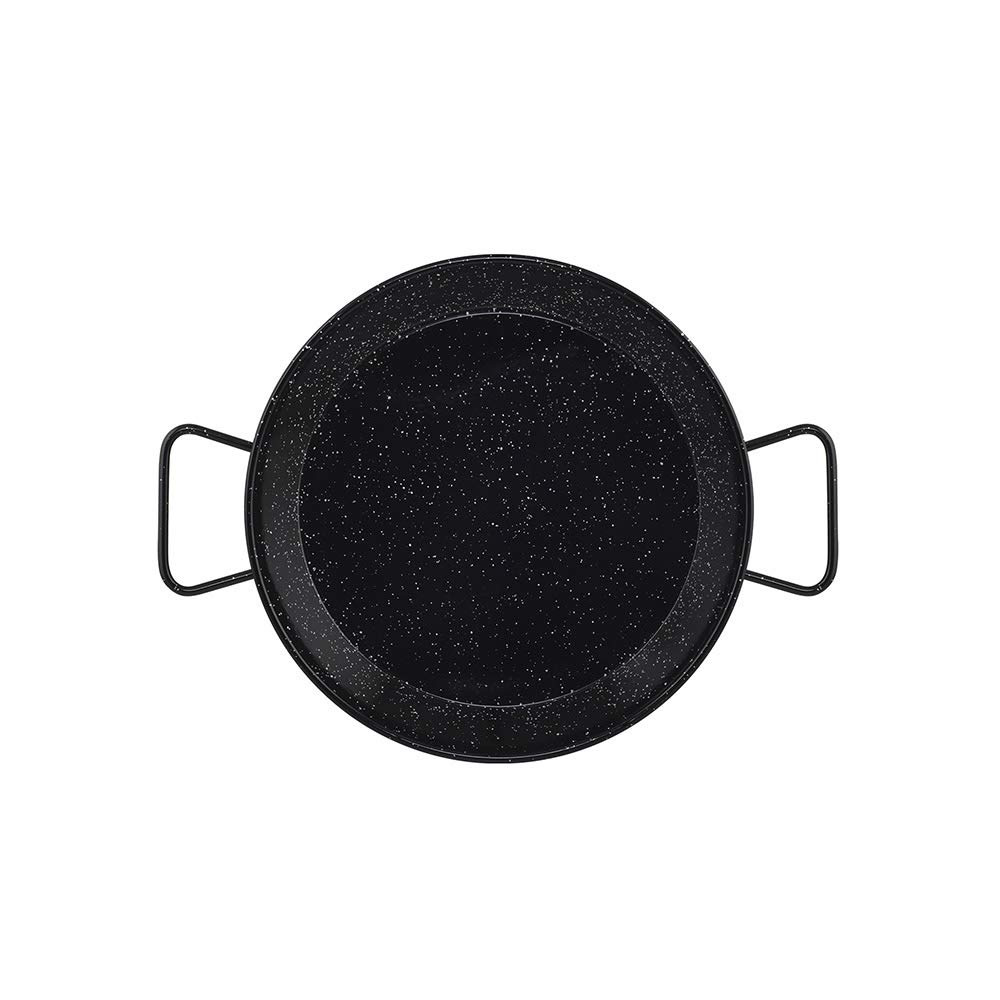 Metaltex - Induction Paella Pan Enamelled Steel 6 Servings (34 cm)