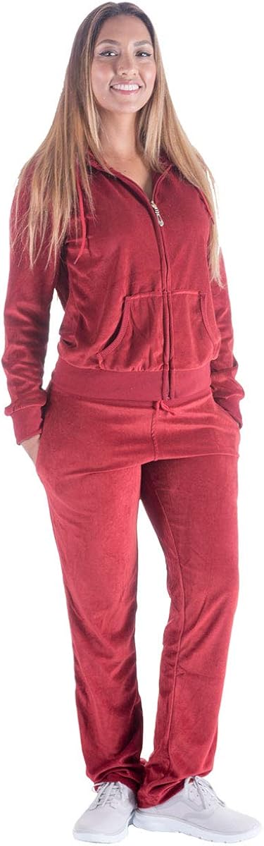 velour jogging outfits