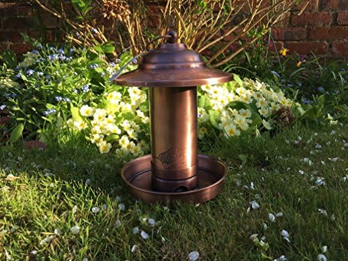 Garden Bird Feeder - Antique Copper