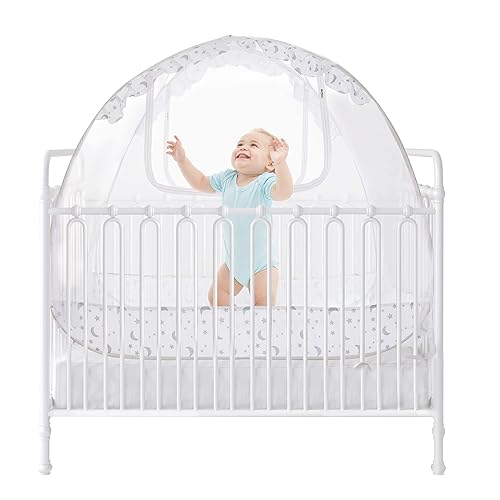 Ashtonbee Baby Crib Canopy Tent, Easy-to-Install Pop Up Canopy