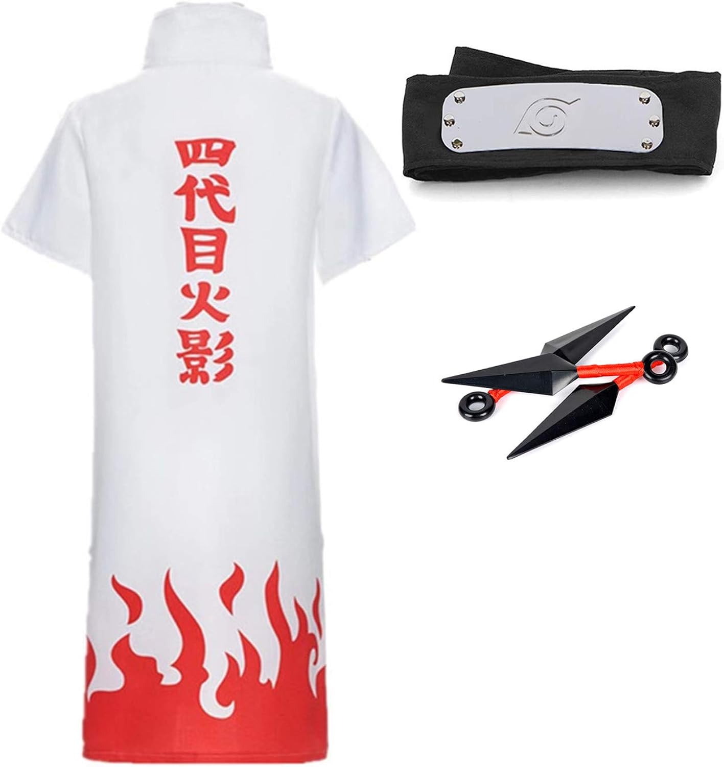 3Pcs Naruto Cape Fourth Hokage Yondaime Minato Namikaze