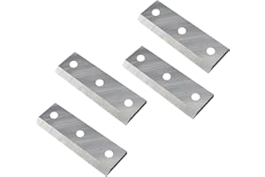 SXMPRAIL 4PCS Wood Chipper Blades Replacement for Landworks, Superhandy LCE12, Greatcircleusa GUO054 Mini Steel Wood Chipper and EFCUT C30, C30 Mini, C30 Lite&3-IN-1 Wood Chippers Shredders Three-Year Warranty