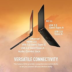 MSI Katana GF66 15.6" 144Hz FHD Gaming