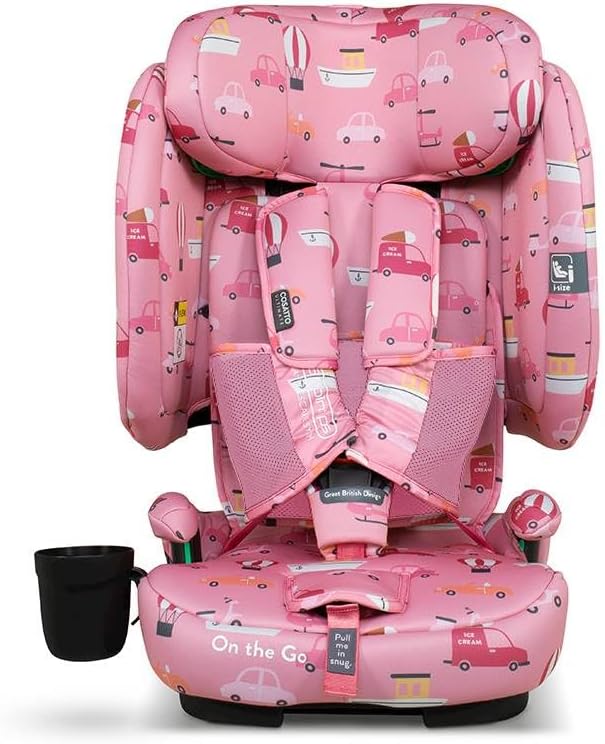 Cosatto On The Go Foldable Travel Car Seat & Booster 15m-12y ISOFIX