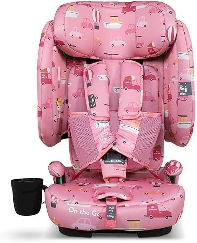 Cosatto On The Go Foldable Travel Car Seat & Booster 15m-12y ISOFIX