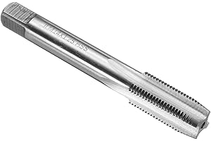 uxcell Hand Plug Tap M14 x 1.25 H2 Metric Thread Plug Style Taps Straight Flute Screw Tapping Threading Tool 9CrSi Alloy Tool