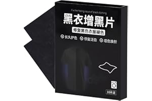 Black Dye for Clothes,10-Piece Intensive All-Purpose,Washing Machine Fabric Paint Tablet | for Synthetic Polyester Denim Line