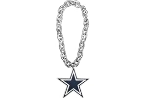Aminco NFL Dallas Cowboys Team Fan Chain, Silver