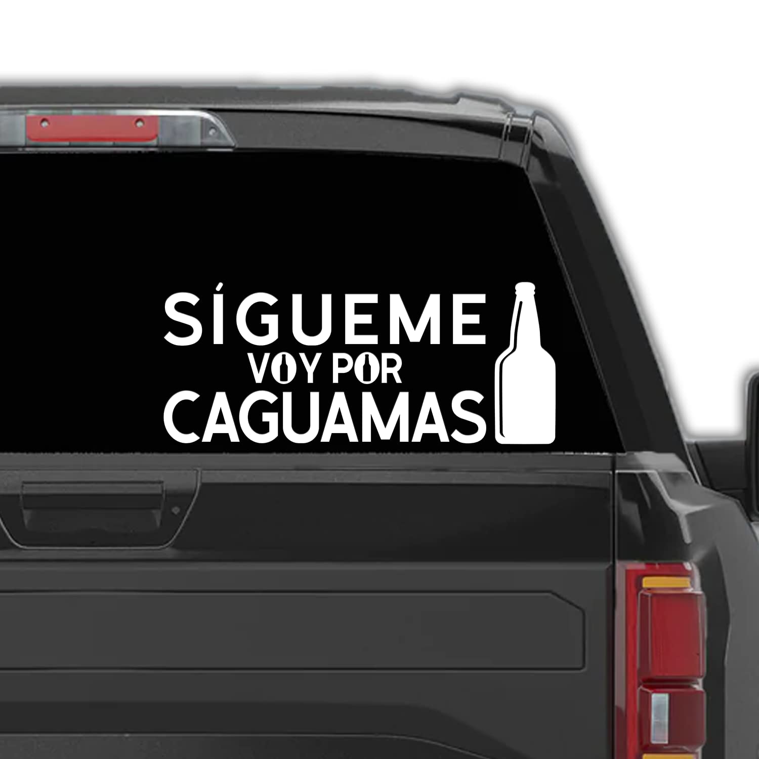 Mua Funny Decal in Spanish Sígueme Voy Por Caguamas Stickers para