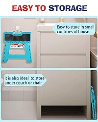 ACSTEP Folding Step Stool 9 inch Height Non-Slip