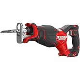 CRAFTSMAN V20 RP Cordless Reciprocating Saw, 3,200 RPM, 8 inch, Bare Tool Only (CMCS351B)